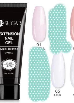 Полигель акригель акрилгель акрилатик для нарощування нігтів манікюру