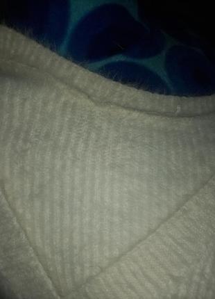 Теплый вязаный свитер7 фото
