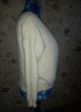 Теплый вязаный свитер5 фото