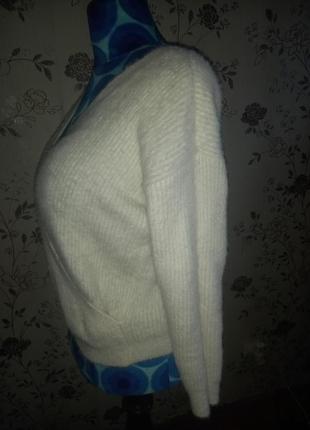 Теплый вязаный свитер2 фото