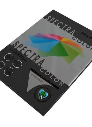 Бумага spectra color а4 80г/м2 100 листов черная 401