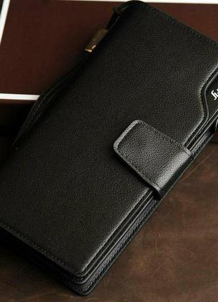 Мужской  кошелек, клатч baellerry business черный