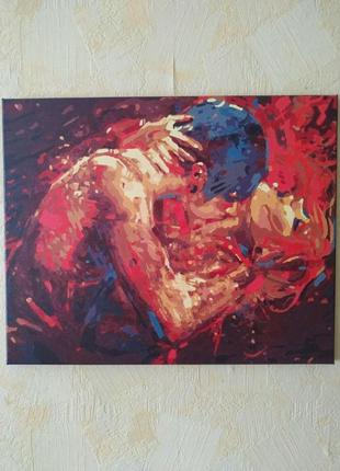 Картина "огненные объятия"
