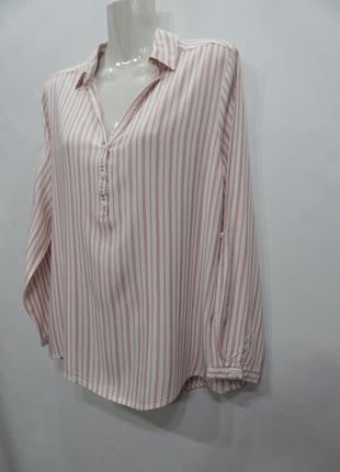 Блуза легкая фирменная женская colin^s basic р.50 006брю4 фото