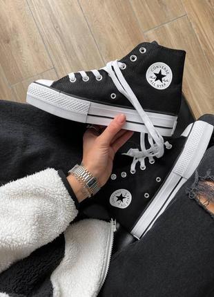 Кеды высокие, кеди високі chuck taylor high sole black❤