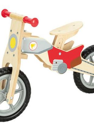 Стильний регульований дерев'яний велобіг від/беговел racer playtive. німеччина для вулиці і вдома.
