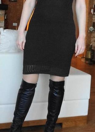 Ажурное меланжевое платье из германии.