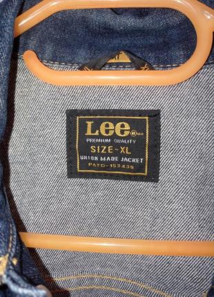 Винтажная женская джинсовая куртка lee vintage3 фото