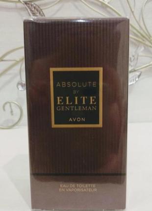 Чоловіча туалетна вода absolute by elite gentleman avon2 фото