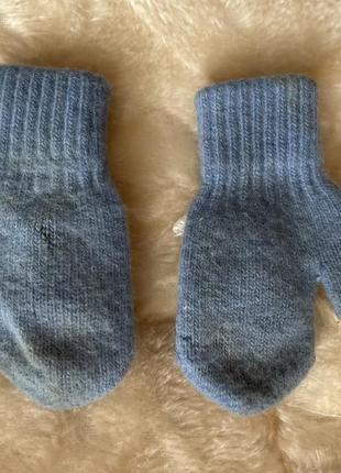 Тёплые рукавички варежки детские2 фото