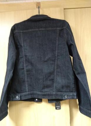 Джинсова куртка, чёрная3 фото