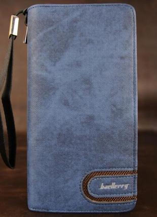 Элегантный клатч baellerry jeans ( baellerry denim ) blue7 фото