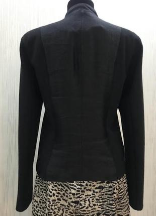 Стильный пиджак object р. л,  черный приталенный жакет пиджак4 фото