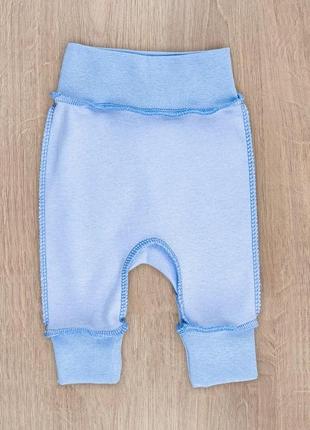 Штаны на широкой резинке наружные швы