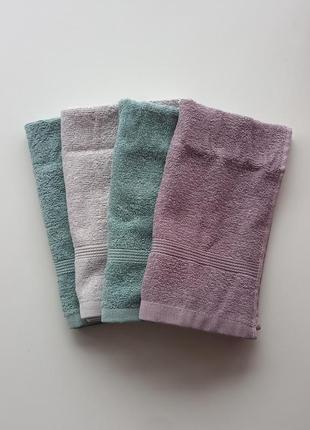 Набор 4 шт. махровое полотенце набір махрових рушників рушник махровий4 фото
