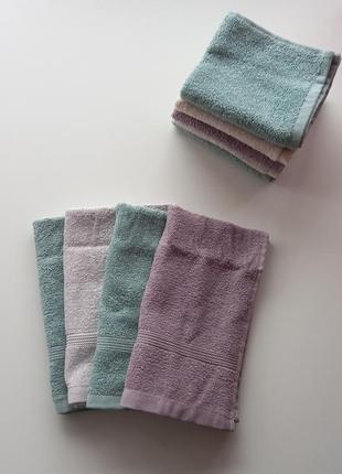 Набор 4 шт. махровое полотенце набір махрових рушників рушник махровий3 фото