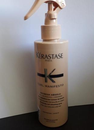 Kerastase curl manifesto refresh absolu. освіжний спрей для хвилястого та кучерявого волосся. розпивши.1 фото