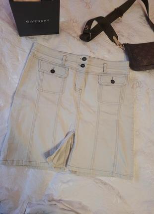 Крутая джинсовая юбка monton