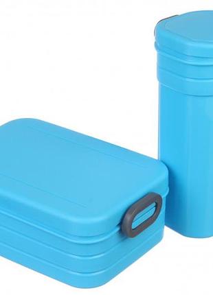 Ланч-бокс с бутылкой голубой 920ml+589ml 64-21-540