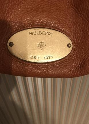 Английская большая кожаная сумка mulberry2 фото
