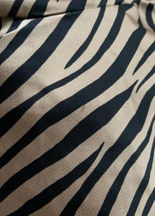 Роскошное атласное платье ax paris с приветом зебра 🔥😍🔥1+1=39 фото