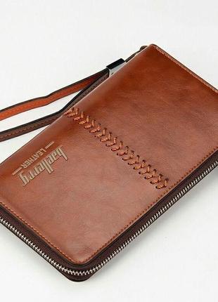 Портмоне baellerry leather (коричневый)