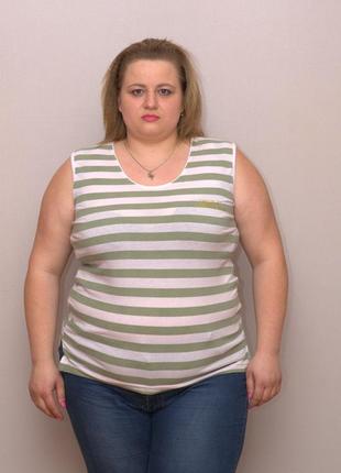 Майка женская батальная fashion