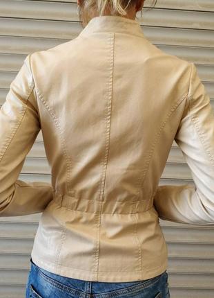 Куртка женская из экокожи,маленький размер holdluck2 фото