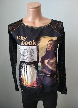 Кофта жіноча модна з принтом h&b, туреччина