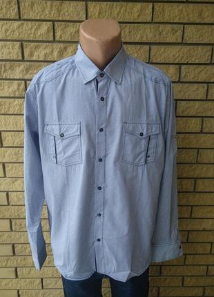 Рубашка мужская больших размеров коттоновая высокого качества sportsman, турция