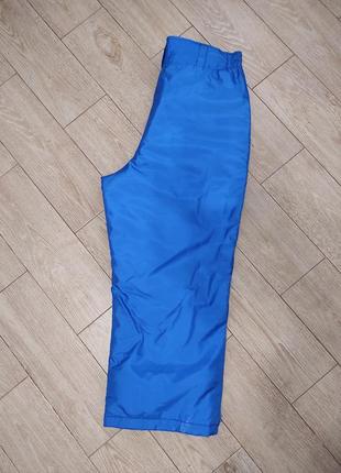 Лижні штани самоскиди в похід гори трекінгові сині на верх лижные накладка на верх штани лижні сіні фірмові tempex голубі блакитні штани сноуборду7 фото