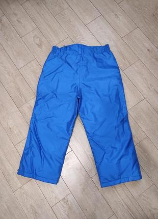 Лижні штани самоскиди в похід гори трекінгові сині на верх лижные накладка на верх штани лижні сіні фірмові tempex голубі блакитні штани сноуборду6 фото