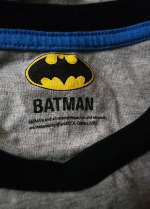 Коттоновый лонгслив batman с изображением4 фото