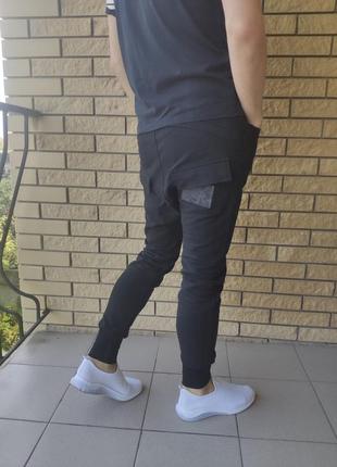 Спортивные штаны утепленные высокого качества унисекс трикотажные на флисе incognito,турция10 фото