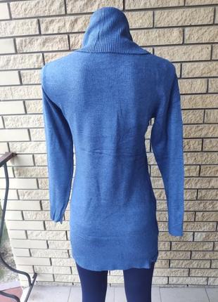 Туника, свитер, кофта женская  брендовая высокого качества с паетками   r.leezio, турция6 фото