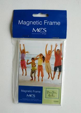 Фоторамка - магнит на холодильник , размер 6×8 см