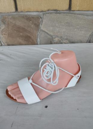 Босоножки женские модные со шнуровкой print