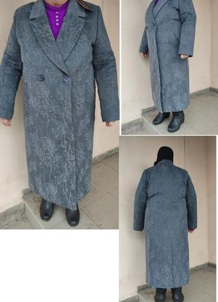 Пальто женское кашемировое больших размеров, высокого качества anidor2 фото
