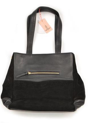 Кожаная сумка beck sondergaard milly patch black 175€