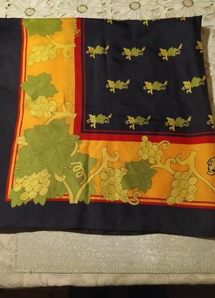 Хустка шовк "виноградна лоза"