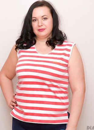 Майка женская батальная fashion