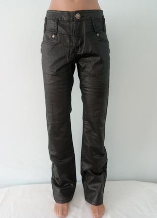 Брюки женские под кожу fashion