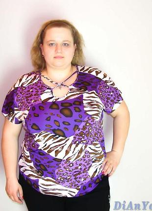 Блузка женская батальная natali