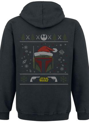 Толстовка с молнией star wars - boba fett - x-mas2 фото