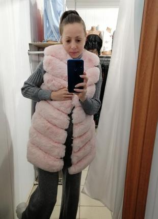 Шубка жилетка еко хутро