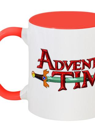 Кружка adventure time (красная)