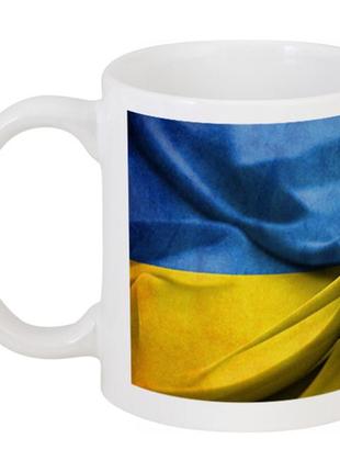 Кружка "флаг украины" (белая)
