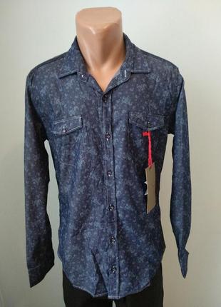 Рубашка мужская коттоновая брендовая высокого качества weawer, турция