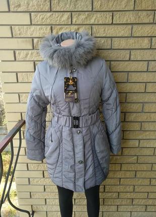 Куртка женская зимняя на холлофайбере yimoer1 фото