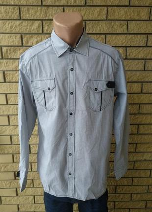 Рубашка мужская больших размеров коттоновая высокого качества sportsman, турция